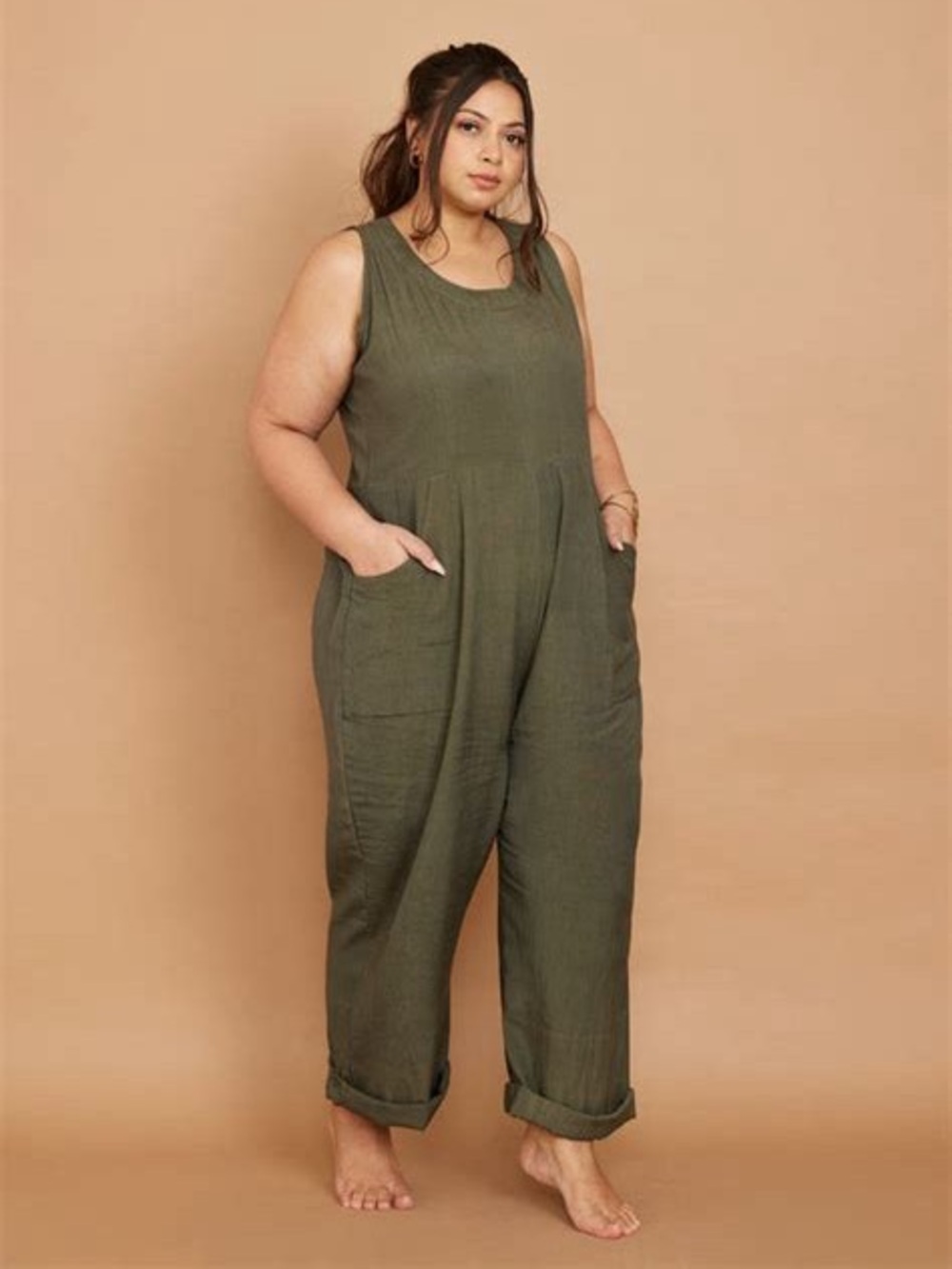 pana mina moss jumpsuit - size large